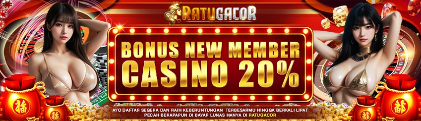Bonus New Member Live Casino 20%